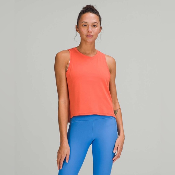 lululemon athletica Tops - Lululemon Train to Be Tank Top in Warm Coral Size 8